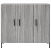 vidaXL Sideboard Grey Sonoma 90x34x80 cm Engineered Wood