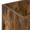 vidaXL Umbrella Stand Smoked Oak 25 x 24.5 x 64 cm Engineered Wood