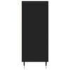 vidaXL Highboard Black 57x35x90 cm Engineered Wood
