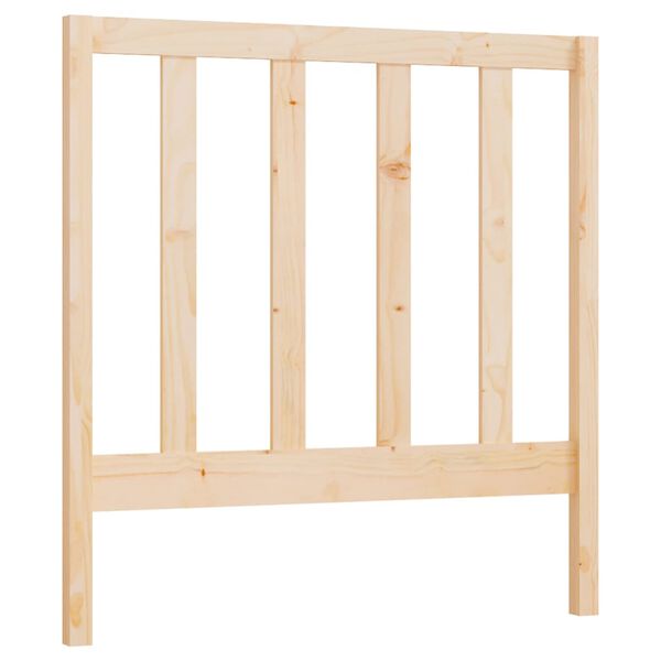 vidaXL Bed Headboard 81x4x100 cm Solid Wood Pine