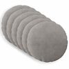 vidaXL Cushion Cover 6 pcs HEERLEN Light Grey &Oslash; 60 cm Corduroy