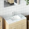 vidaXL Bathroom Sink White 46.5x35x18 cm Rectangular Ceramic