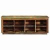 vidaXL Shoe Cabinet Brown 110 x 35 x 40 cm Solid Reclaim Wood