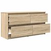 vidaXL TV Cabinet Sonoma Oak 100x35x54 cm Engineered Wood