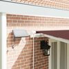 vidaXL Manual Retractable Awning with LED Brown 600x300 cm