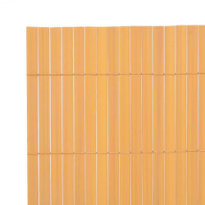 vidaXL Double-Sided Garden Fence 110x300 cm Yellow