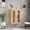 vidaXL Wall Mounted Cabinet Sonoma Oak 69.5x34x90 cm Engineered Wood