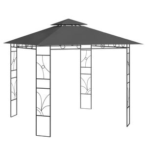 vidaXL Gazebo | Anthracite | Steel, Polyester | 3x3 m | Portable | Gazebo