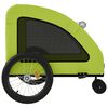 vidaXL Pet Bike Trailer Green Oxford Fabric and Iron