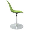 vidaXL Swivel Dining Chairs 2 pcs Green PP