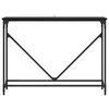 vidaXL Console Table Manual Black Oak 102 x 23 x 75 cm Engineered Wood