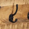 vidaXL Coat Racks 2 pcs 80x8x25 cm Solid Rough Wood Mango
