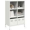 vidaXL Highboard&nbsp;White 68x39x103.5 cm Steel