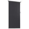 vidaXL Garden Shed Anthracite 118.5x97x209.5 cm Galvanised Steel