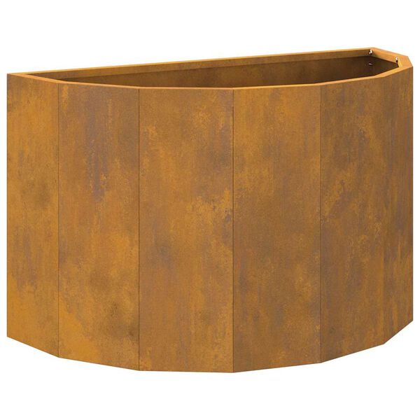 vidaXL Planter Rusty 60 x 30 x 35 cm Weathering Steel