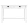 vidaXL Console Table Hill with 2 Drawers 110x45x74 cm Solid Pine Wood