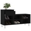 vidaXL Shoe Cabinet Black 102x36x60 cm Engineered Wood