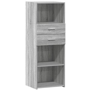 vidaXL Highboard Grey Sonoma 45x42.5x124 cm Engineered Wood