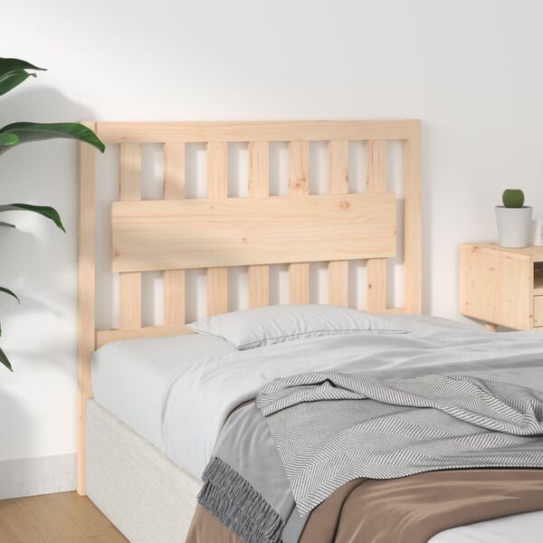 vidaXL Bed Headboard 105.5x4x100 cm Solid Wood Pine