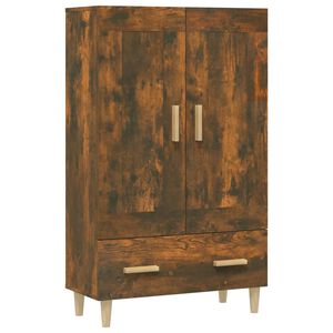 vidaXL Highboard Smoked Oak 70x31x115 cm Engineered Wood