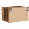 vidaXL Wall-mounted Bedside Cabinet Old Wood 50 x 36 x 30 cm