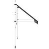 vidaXL Manual Retractable Awning 350 cm Anthracite