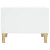 vidaXL Coffee Table White 60x50x36.5 cm Engineered Wood