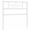 vidaXL Metal Replace Headboard White 75 cm