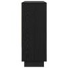 vidaXL Sideboard Black Oak 97 x 29 x 75 cm Engineered Wood