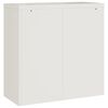 vidaXL File Cabinet White 90x40x90 cm Steel