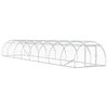 vidaXL Chicken Coop Silver 800 x 150 x 100 cm Galvanised Steel