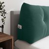 vidaXL Back Pillow Dark Green 160 x 24 x 50 cm Velvet