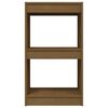 vidaXL Book Cabinet Honey Brown 40x30x71.5 cm Solid Pinewood