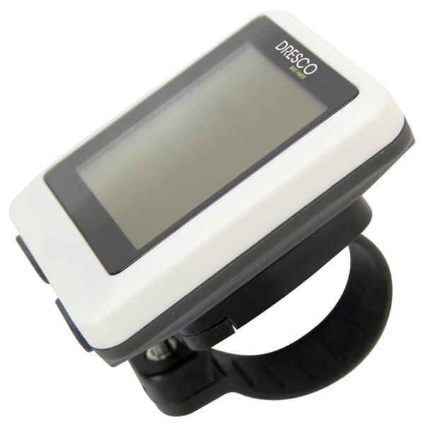 Dresco Wireless Bicycle Computer 12 Functions White