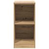 vidaXL Garage Storage Cabinet Artisan Oak 40x51x85 cm Solid Wood Pine