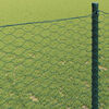 vidaXL Hexagon Fence Green 1.6 x 100 m Steel