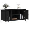 vidaXL TV Cabinet Black 100x40x50 cm Engineered Wood