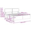 vidaXL Bed Frame with Headboard Concerte 180 x 200 cm Solid Pine Wood
