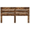 vidaXL Headboard Smoked Oak 200 cm Engineered Wood