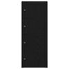 vidaXL Bookcase Black Oak 40x24x102 cm Engineered Wood