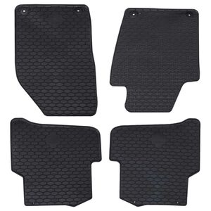 vidaXL Car Mat 4 pcs Black suitable for FABIA III 2014-2022 Rubber