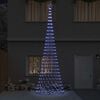 vidaXL LED Christmas Tree with 550 LEDs Blue 160 x 160 x 500 cm Metal