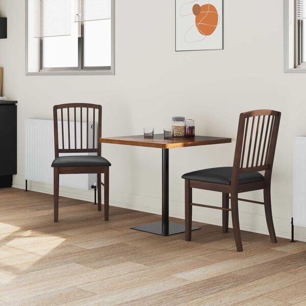 vidaXL Dining Chairs 2 pcs Light Brown 50 x 52.5 x 91 cm