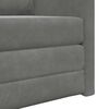 vidaXL Folding Sofa Bed Dark Grey 74 x 77 x 81 cm Velvet