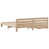 vidaXL Bed Frame without Mattress 180x200 cm Super King Solid Wood Pine