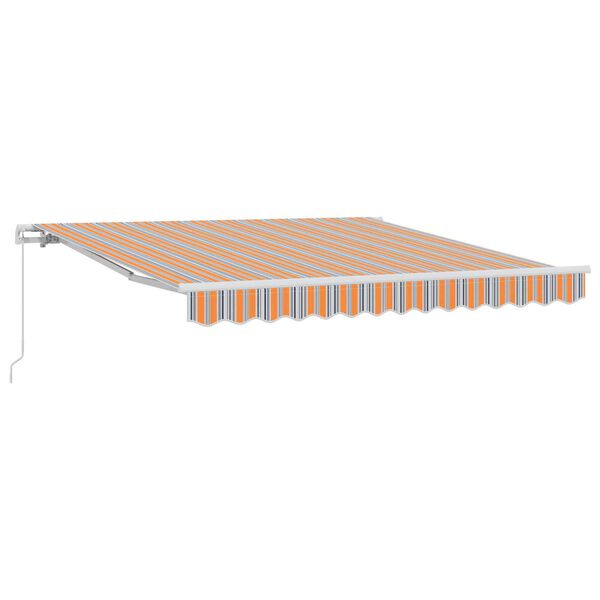 vidaXL Awning Retractable Multicolour 300 x 250 x 165 cm Polyester