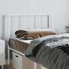 vidaXL Metal Replace Headboard White 90 cm