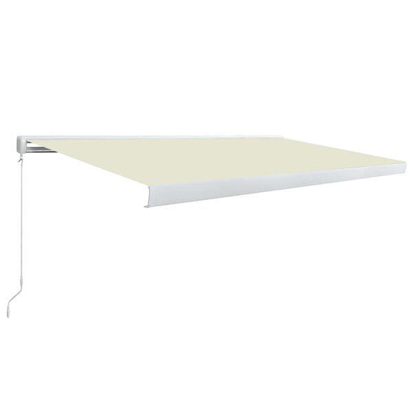 vidaXL Manual Cassette Awning 500x300 cm Cream