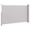 vidaXL Patio Retractable Side Awning 180x300 cm Grey