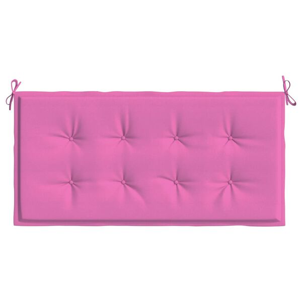 vidaXL Garden Bench Cushion Pink 100 x 50 x 4 cm Oxford fabric